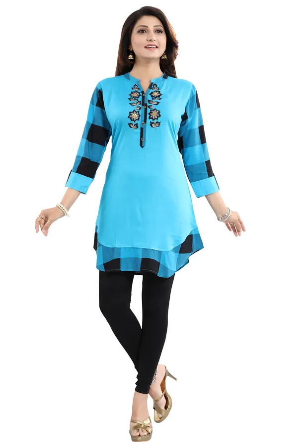 Rayon_Designer_Embroidery_Tunic_for_Girls_and_Women