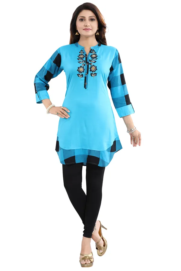 Rayon_Designer_Embroidery_Tunic_for_Girls_and_Women