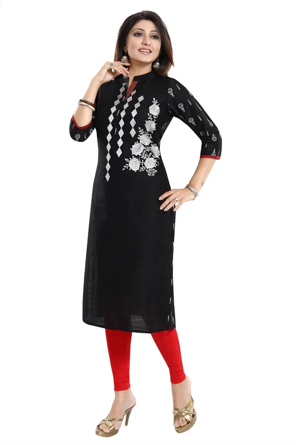 DESIGNER_LONG_RAW_SILK_EMBROIDERY_KURTI