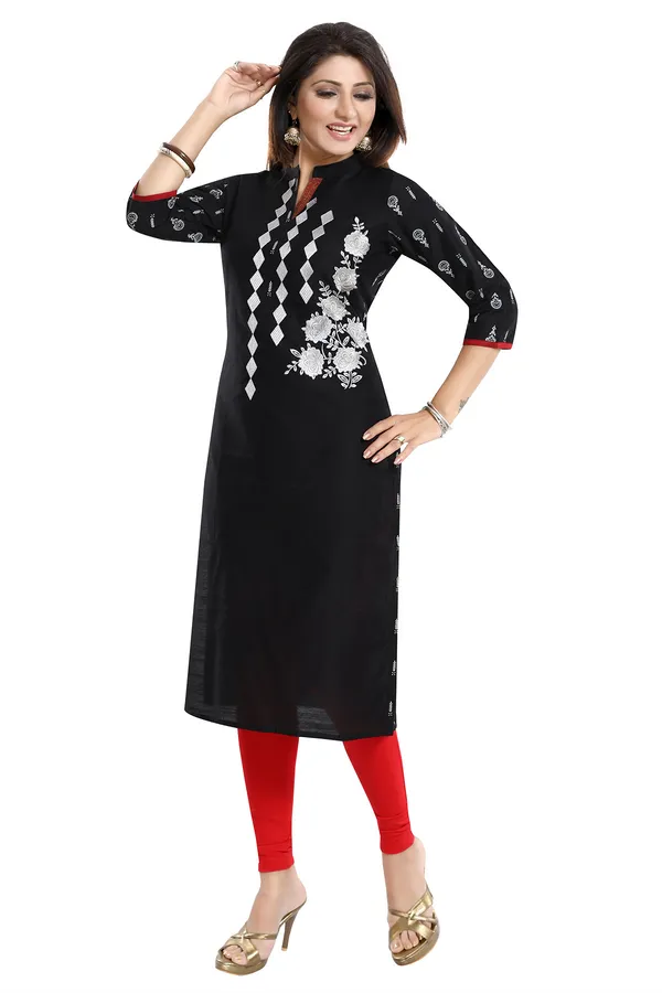 DESIGNER_LONG_RAW_SILK_EMBROIDERY_KURTI