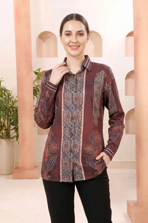 Royal_Maroon_Modal_Silk_Printed_Shirt_Style_Tunic_Top_for_Women