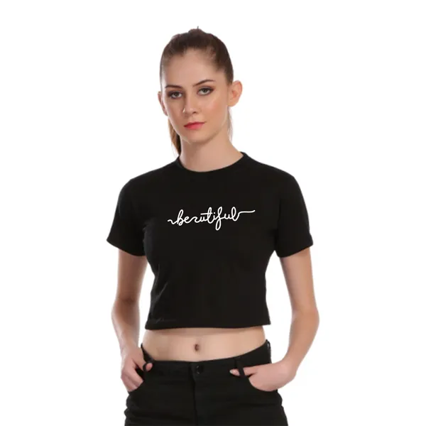 Black_Cotton_Beautiful_Graphic_Printed_Crop_Top_For_Women