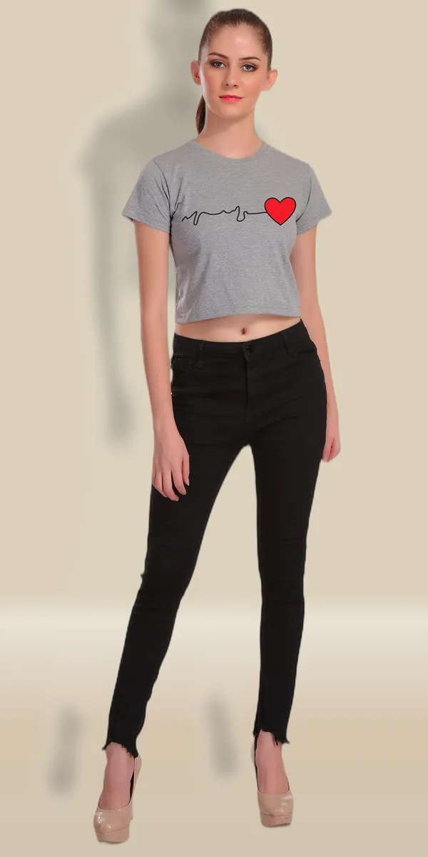 Grey_Cotton_Heart_Beat_Graphic_Printed_Crop_Top_For_Women
