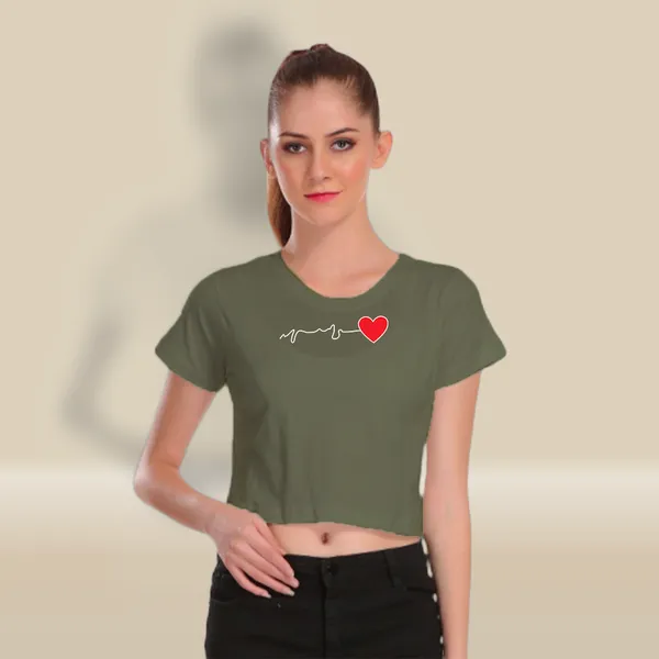 Olive_Cotton_Heart_Beat_Graphic_Printed_Crop_Top_For_Women