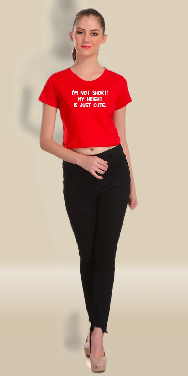Red_Cotton_Short_But_Cute_Graphic_Printed_Crop_Top_For_Women