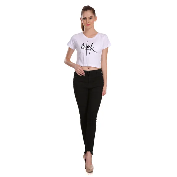 White_Cotton_Relax_Graphic_Printed_Crop_Top_For_Women