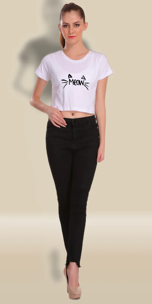 White_Cotton_Meow_Graphic_Printed_Crop_Top_For_Women