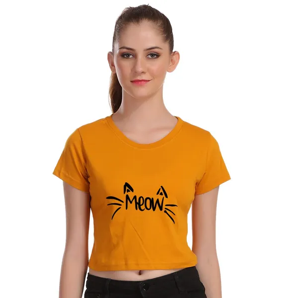 Yellow_Cotton_Meow_Graphic_Printed_Crop_Top_For_Women