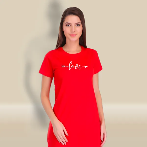 Red_Cotton_Love_Printed_Long_T-Shirt_For_Women