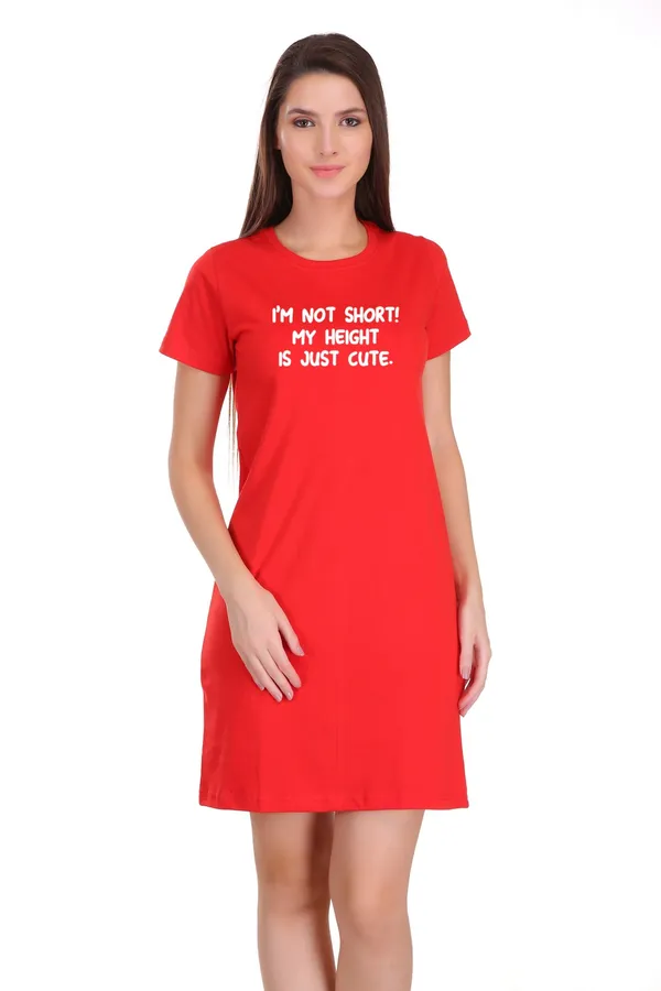 Red_Cotton_Short_But_Cute_Printed_Long_T-Shirt_For_Women