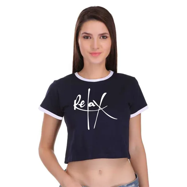 Navy_Blue_Cotton_Relax_Printed_Ringer_Crop_Top_For_Women