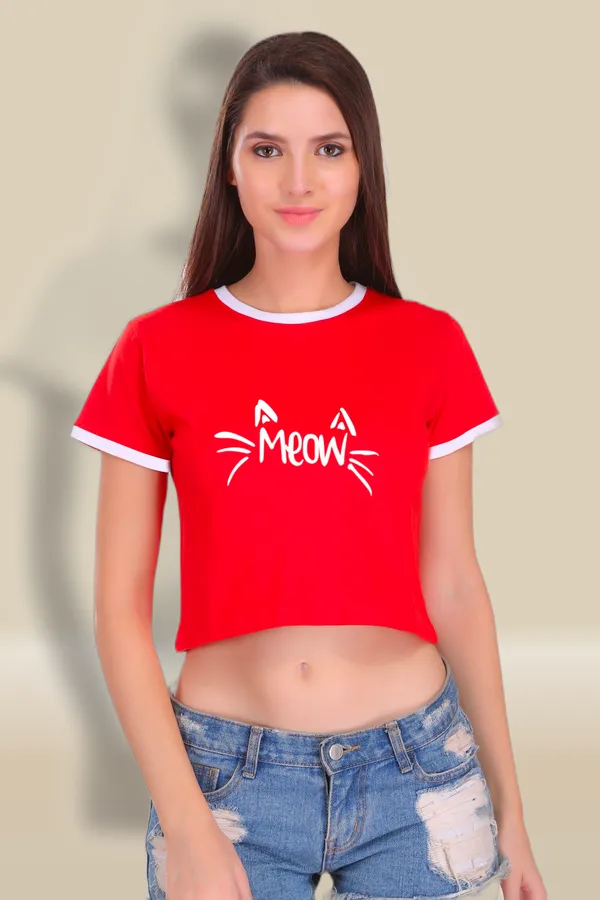 Red_Cotton_Meow_Printed_Ringer_Crop_Top_For_Women