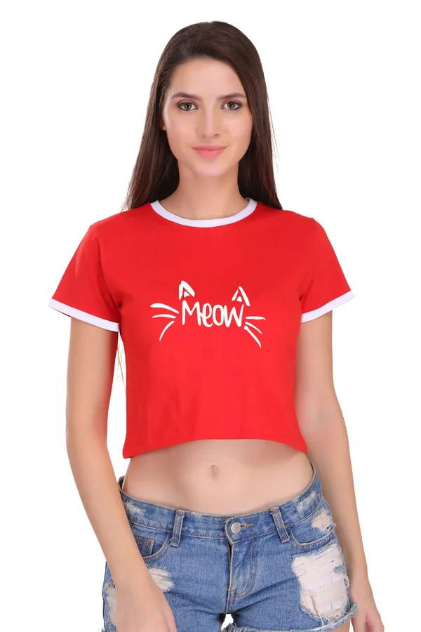 Red_Cotton_Meow_Printed_Ringer_Crop_Top_For_Women