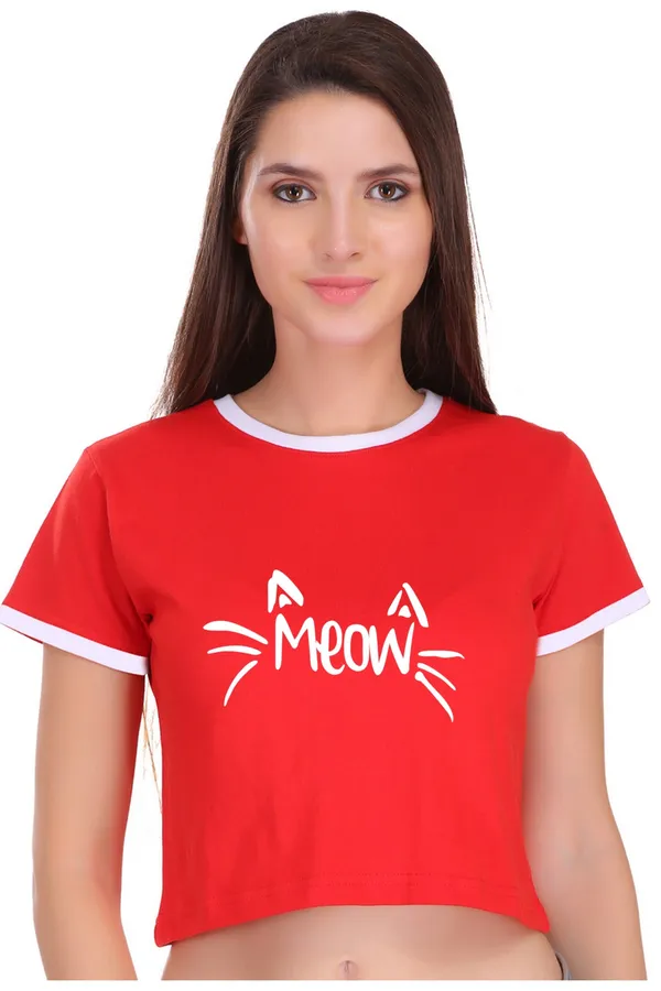 Red_Cotton_Meow_Printed_Ringer_Crop_Top_For_Women