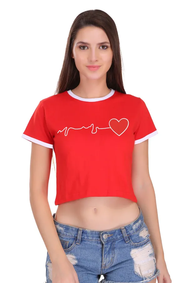 Red_Cotton_Heart_Beat_Printed_Ringer_Crop_Top_For_Women