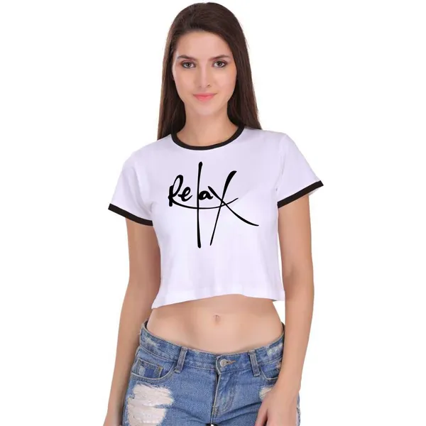 White_Cotton_Relax_Printed_Ringer_Crop_Top_For_Women