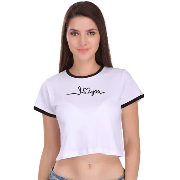 White_Cotton_I_Love_You_Printed_Ringer_Crop_Top_For_Women