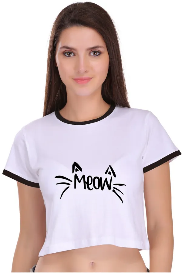 White_Cotton_Meow_Printed_Ringer_Crop_Top_For_Women