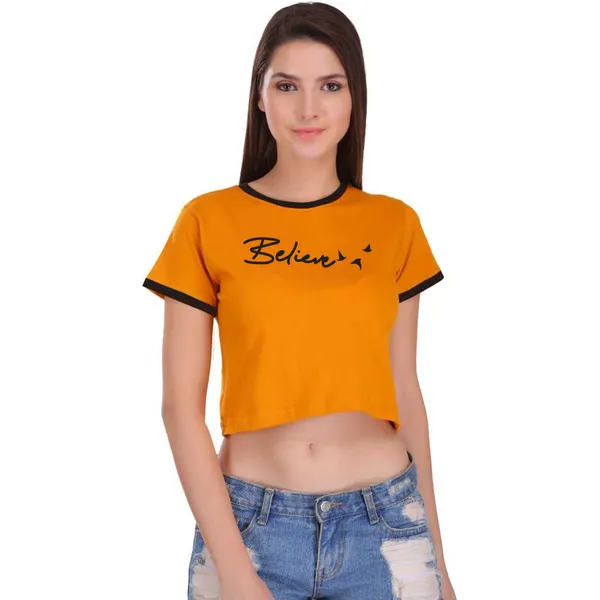 Yellow_Cotton_Believe_Printed_Ringer_Crop_Top_For_Women