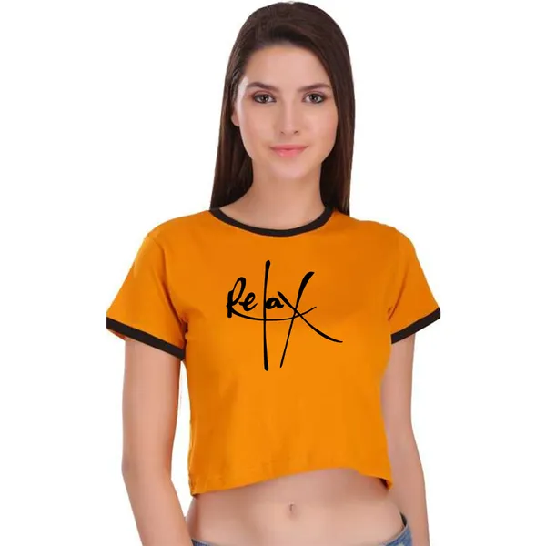 Yellow_Cotton_Relax_Printed_Ringer_Crop_Top_For_Women