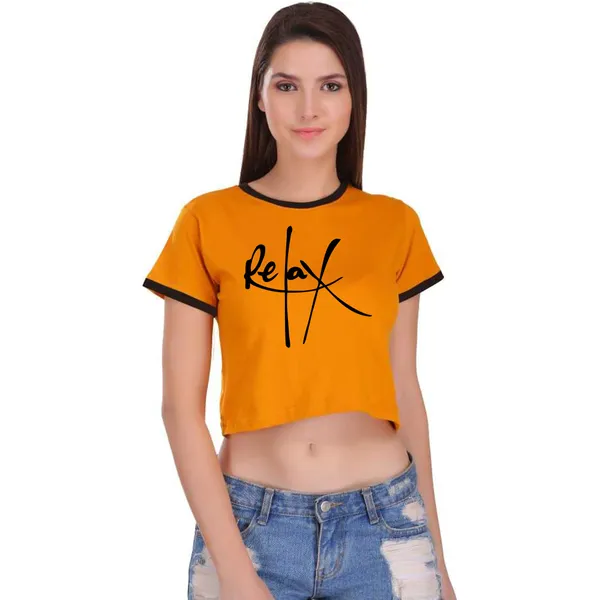 Yellow_Cotton_Relax_Printed_Ringer_Crop_Top_For_Women