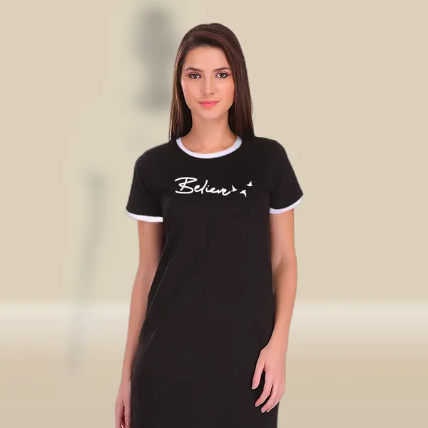 Black_Cotton_Believe_Printed_Ringer_Long_T-Shirt_For_Women