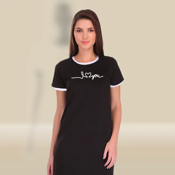 Black_Cotton_I_Love_You_Printed_Ringer_Long_T-Shirt_For_Women