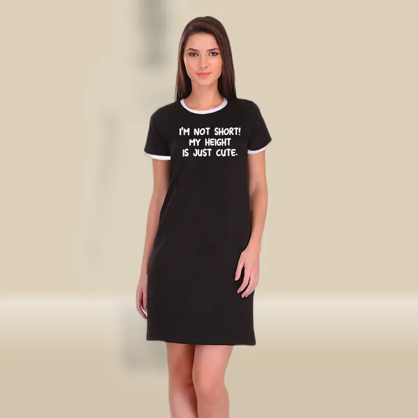 Black_Cotton_Short_But_Cute_Printed_Ringer_Long_T-Shirt_For_Women