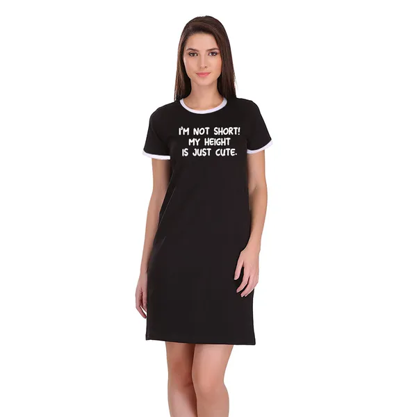 Black_Cotton_Short_But_Cute_Printed_Ringer_Long_T-Shirt_For_Women