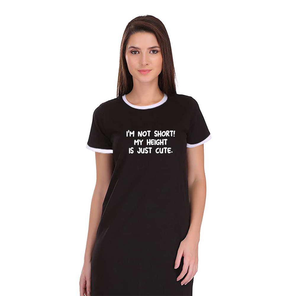Black_Cotton_Short_But_Cute_Printed_Ringer_Long_T-Shirt_For_Women