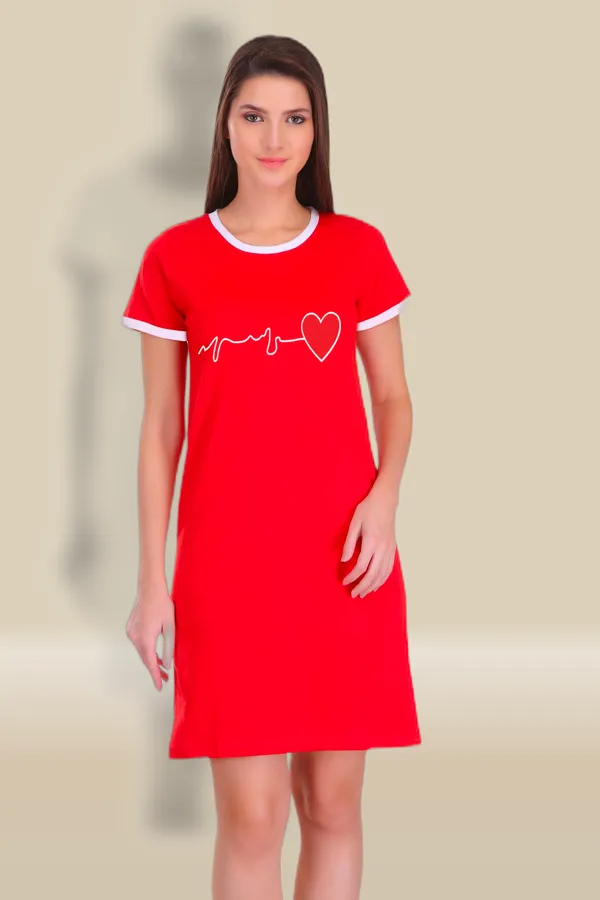 Red_Cotton_Heart_Beat_Printed_Ringer_Long_T-Shirt_For_Women