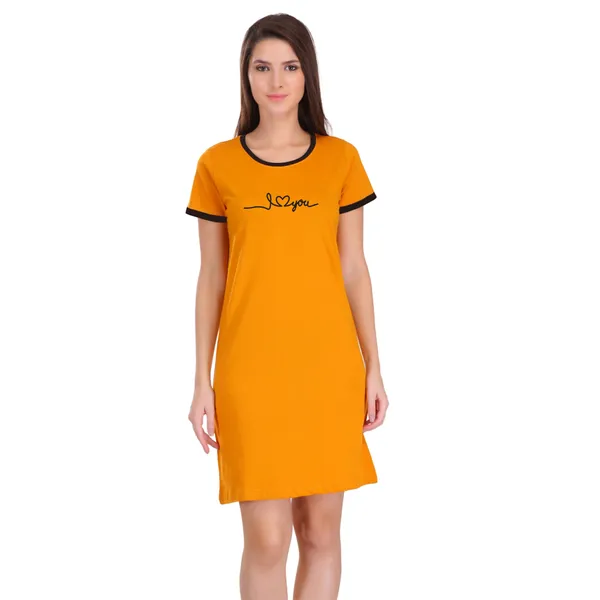 Yellow_Cotton_I_Love_You_Printed_Ringer_Long_T-Shirt_For_Women