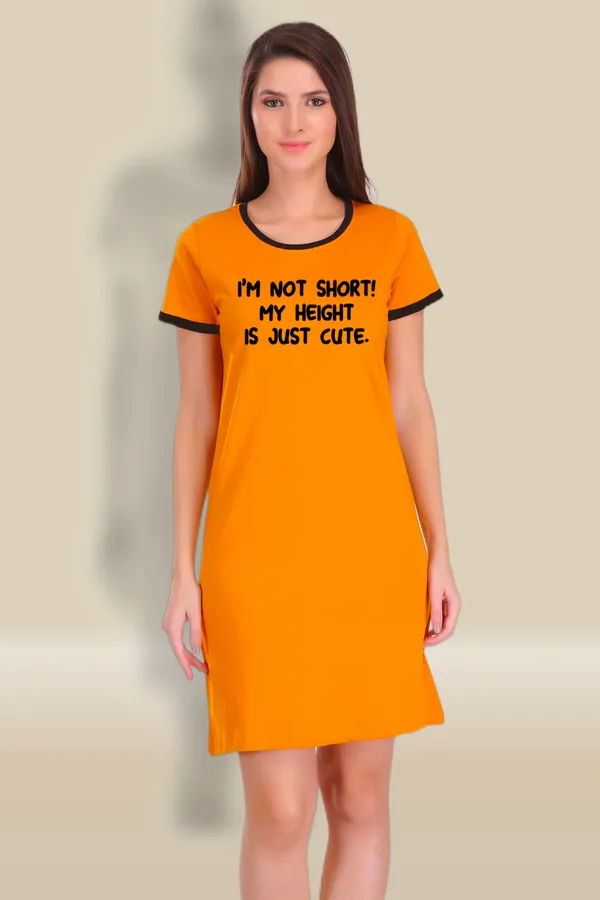 Yellow_Cotton_Short_But_Cute_Printed_Ringer_Long_T-Shirt_For_Women