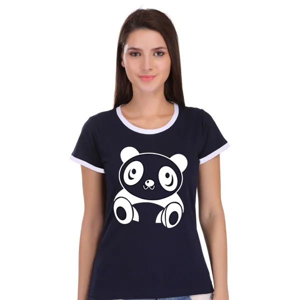 Navy_Blue_Cotton_Cute_Panda_Printed_Ringer_T-Shirt_For_Women
