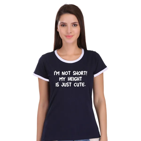 Navy_Blue_Cotton_Short_But_Cute_Printed_Ringer_T-Shirt_For_Women