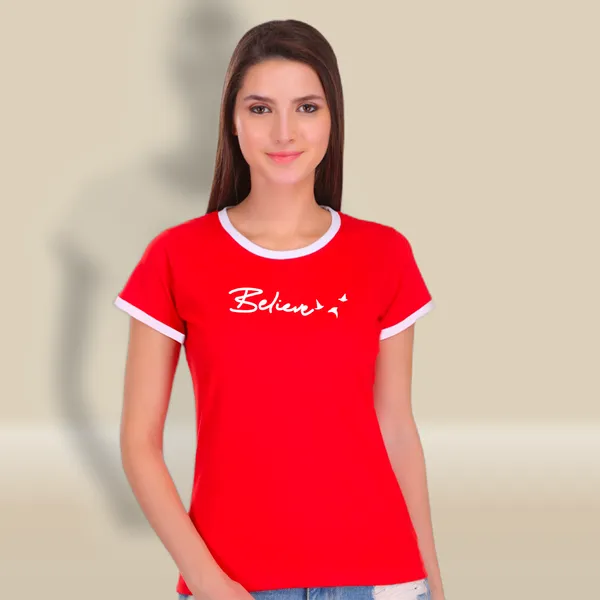 Red_Cotton_Believe_Printed_Ringer_T-Shirt_For_Women