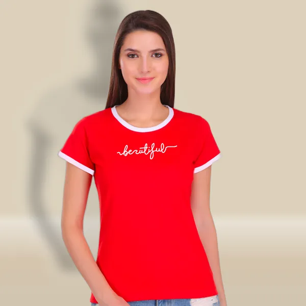 Red_Cotton_Beautiful_Printed_Ringer_T-Shirt_For_Women