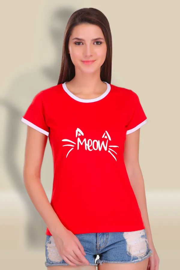 Red_Cotton_Meow_Printed_Ringer_T-Shirt_For_Women