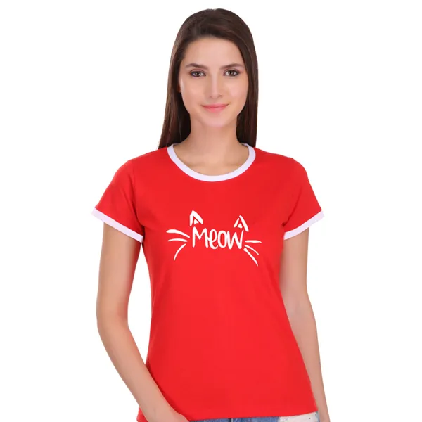 Red_Cotton_Meow_Printed_Ringer_T-Shirt_For_Women