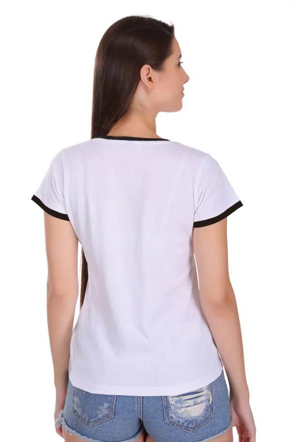 White_Cotton_Relax_Printed_Ringer_T-Shirt_For_Women