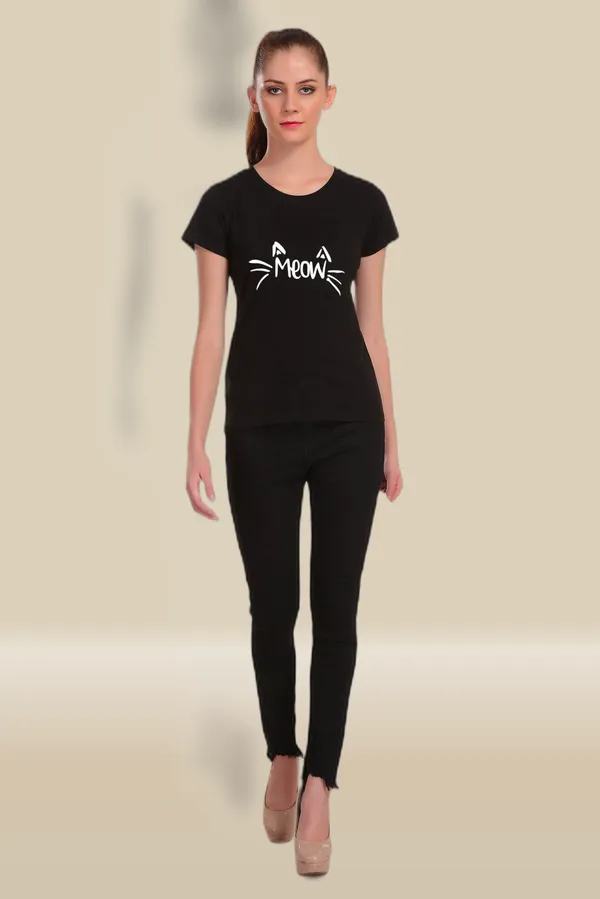 Black_Cotton_Meow_Graphic_Printed_T-Shirt_For_Women