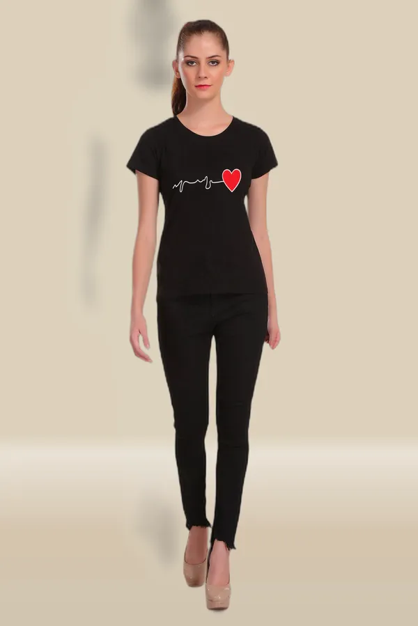 Black_Cotton_Heart_Beat_Graphic_Printed_T-Shirt_For_Women