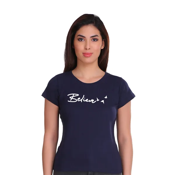 Navy_Blue_Cotton_Believe_Graphic_Printed_T-Shirt_For_Women