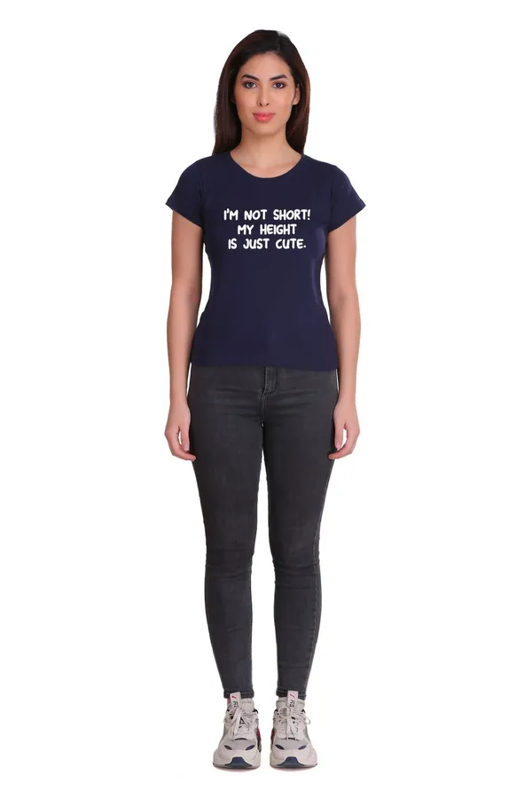 Navy_Blue_Cotton_Short_But_Cute_Graphic_Printed_T-Shirt_For_Women
