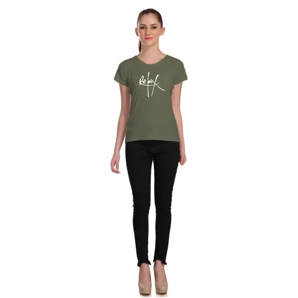 Olive_Cotton_Relax_Graphic_Printed_T-Shirt_For_Women