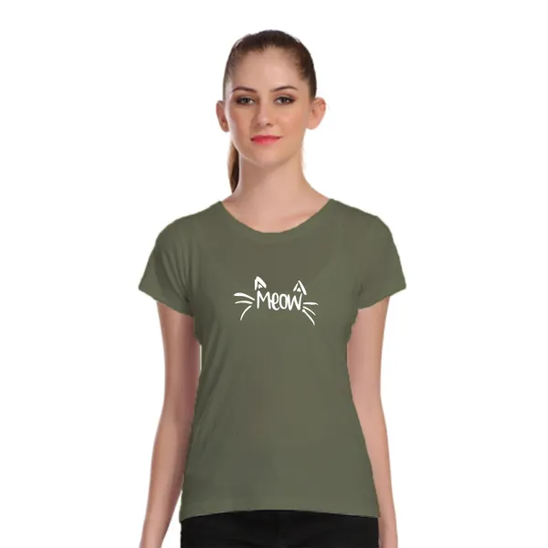 Olive_Cotton_Meow_Graphic_Printed_T-Shirt_For_Women