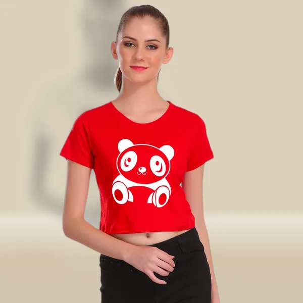 Red_Cotton_Cute_Panda_Graphic_Printed_Crop_Top_For_Women