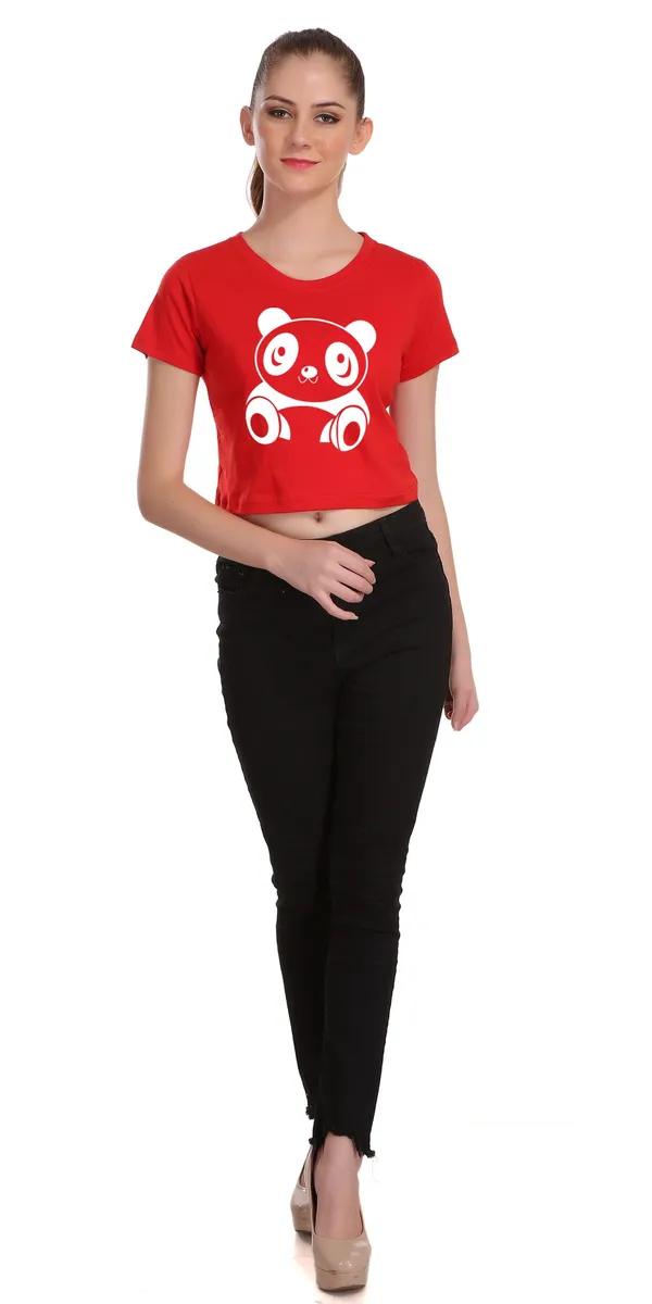Red_Cotton_Cute_Panda_Graphic_Printed_Crop_Top_For_Women