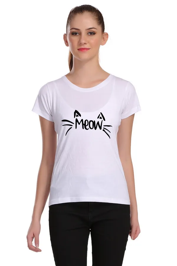 White_Cotton_Meow_Graphic_Printed_T-Shirt_For_Women