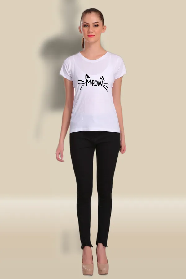 White_Cotton_Meow_Graphic_Printed_T-Shirt_For_Women